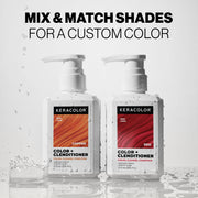 Keracolor Color + Clenditioner, Semi-Permanent Hair Color, 23 Shades | Color depositing conditioner softens & tones while cleansing, deposit-only hair dye with keratin, coconut oil & shea butter
