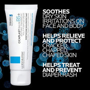 La Roche-Posay Cicaplast Balm B5, Barrier Repair Cream for Dry Skin | Skin healing cream with centella asiatica, shea butter & panthenol. Multi-purpose face, body & hand balm. Baby safe.
