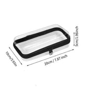 Double Zippered Hard Pouch
