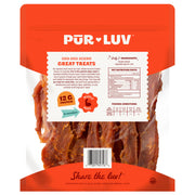 Pur Luv Dog Treats, Chicken Jerky Dog Treat with Real Chicken Breast, 16 oz | High protein and low fat, Limited ingredient recipe, No artificial flavors or preservatives, Satisfies instinct to chew