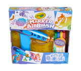 Crayola Marker Airbrush Spray Art Kit, 8 Washable Markers, 5 Stencils | Arts & Crafts Toys for Kids, Birthday, Holiday Gifts for Girls & Boys 6+, Battery-Powered Sprayer Kids Activities