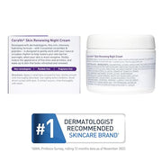 CeraVe Night Cream, Facial Moisturizer with Peptides & Niacinamide, 1.7oz | Anti-aging Face Cream, Skin Care with Hyaluronic Acid, Night Cream for Men & Women, Daily Non-Comedogenic Face Moisturizer