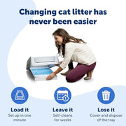 PetSafe ScoopFree Disposable Crystal Cat Litter Tray, Fresh Scent, 3 Pack | No-Scoop Crystal Cat Litter, 5x Faster Odor Control, 99% Dust-Free, Easy Cleanup, Leak-Proof Disposable Tray Refill with Lid