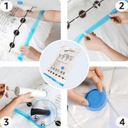 Amazon Basics Vacuum Storage Bags with Hand Pump, Jumbo, 6-Pack, Clear