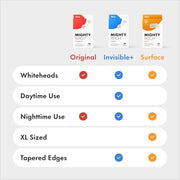 Mighty Patch Hero Cosmetics Original Nighttime Acne Pimple Patches, 36 Ct | #1 Hydrocolloid Acne Patches, Shrinking Zits & Whiteheads in 1 Use, Spot Treatment, Pimple Stickers for Face