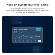 Google Fitbit Inspire 3 - Midnight Zen/Black - Small and Large Bands | Stress management, sleep tracking, 24/7 heart rate, 3-month Google Health Premium membership included, small and large bands
