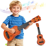 YEZI Toy Classical Ukulele Guitar Musical Instrument for Boys Girls | Mini Guitar Toy with Pick, Educational Musical Instrument for Preschool Boys Girls, Early Learning Music Toy for Ages 3+