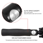 G4Free 47/54/62/68/72 Inch Golf Umbrella Windproof Auto Open Large Umbrella | Oversized Stick Umbrella, Extra Large, Vented Double Canopy, Waterproof 210T Pongee Fabric, Fiberglass Frame, EVA Foam Handle