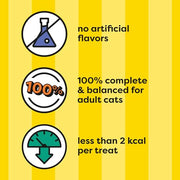Temptations MixUps Crunchy and Soft Cat Treats, Catnip Fever, 16 oz | Chicken, catnip & cheese flavor, crunchy outside, soft inside, under 2 cal/treat, 100% complete & balanced, resealable tub