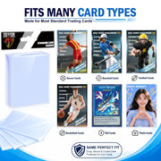 1000ct Card Sleeves for Trading Cards, Penny Soft Sleeves Clear Card Sleeve | Baseball Card Sleeves Protectors Fit for Sports Cards, Football, Game Card
