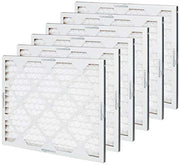 Amazon Basics 16x20x1 Air Filter 6-Pack, MERV 8 AC Furnace Filters, Allergen Control , Removes Dust, Lint and Pollen, Electrostatic (Actual Size: 15.75" x 19.75" x 0.75")