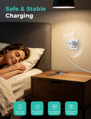 𝟐𝟎𝟐𝟔 𝐔𝐩𝐠𝐫𝐚𝐝𝐞𝐝 for Apple Watch Charger USB Magnetic Charging Cable Portable Wireless Charging Accessories Compatible with iWatch Series 12/11/10/9/8/7/6/5/4/3/2 SE-3.3FT
