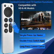 Replacement for Apple TV Remote,for Apple TV HD/4K(1-3Gen),Apple TV Gen 1-3 | Compatible with Apple TV/Apple TV HD/4K A1218 A1378 A1427 A1469 A1625 A1842 A2169 A2737 A2843 with TV Control Function
