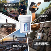 Aquatabs Water Purification Tablets, 397mg 100 Pack, Camping & Emergency | Water Filtration System for Boating, Marine, Survival Kit. Easy-to-use purifier treatment for safe drinking water