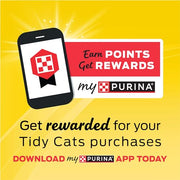 Purina Tidy Cats Free and Clean Unscented Clumping Cat Litter, 38 lb Box | Activated charcoal delivers lasting odor control, made without fragrances or dye, clumping
