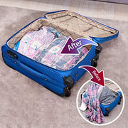 Vacuum Storage Bags 7 Jumbo, Space Saver Sealer Bags, Airtight Compression Bags for Clothes, Pillows, Comforters, Blankets, Bedding