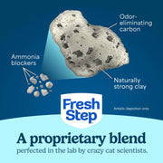 Fresh Step Extreme Clump Multi Cat Clumping Cat Litter, 14 lb. | Forms Tight Clumps, Easy To Scoop, Scented, Ammonia Block Technology, Low Dust, Compatible with Most Auto Litter Boxes