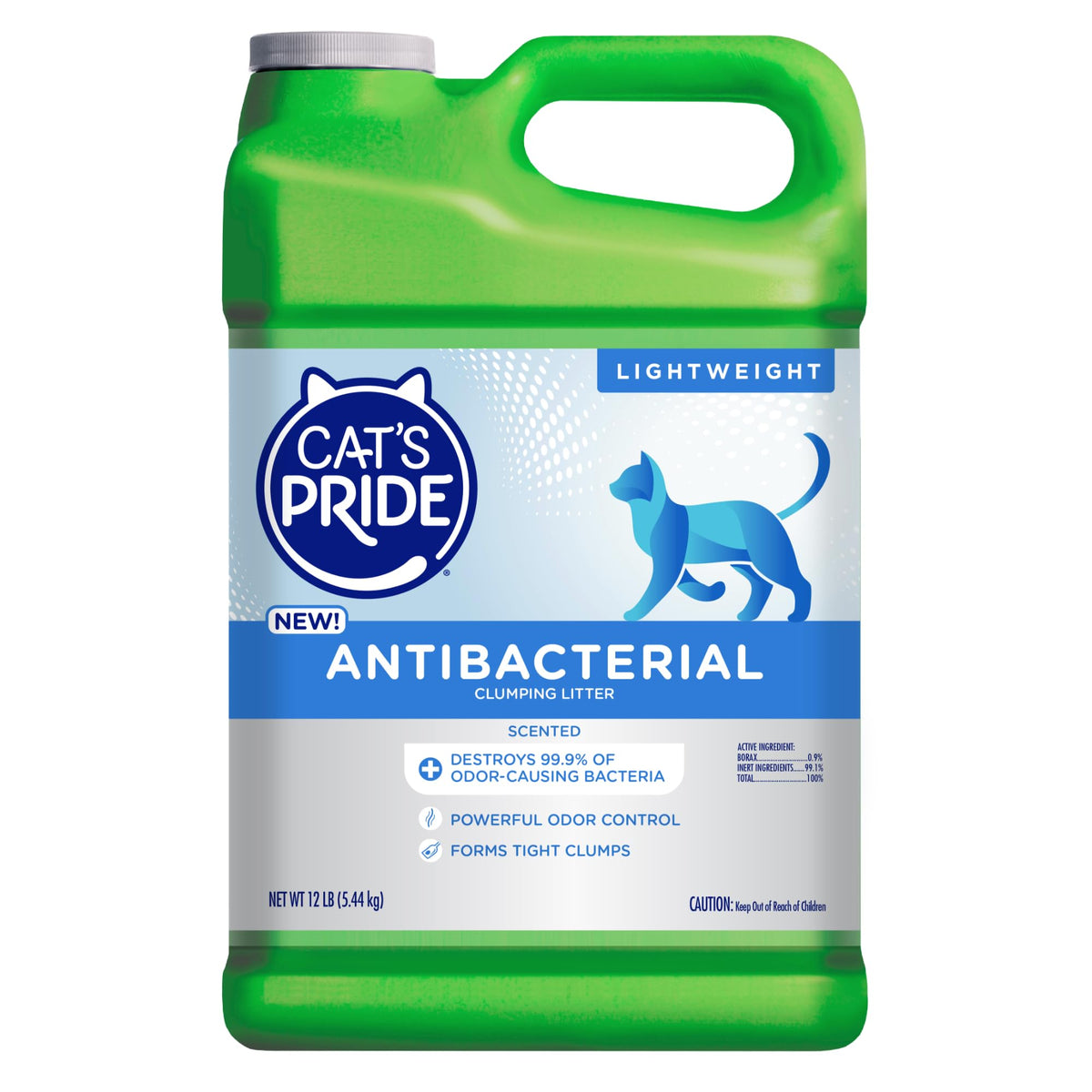 Cat's Pride Antibacterial Litter, Odor-Eliminating Scented 12lb