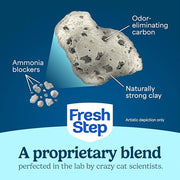 Fresh Step Extreme Clump Multi Cat Clumping Cat Litter, 14 lb. | Forms Tight Clumps, Easy To Scoop, Scented, Ammonia Block Technology, Low Dust, Compatible with Most Auto Litter Boxes