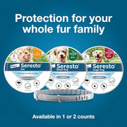 Seresto 8-Month Flea & Tick Collar for Large Dogs Over 18 lbs., 1ct